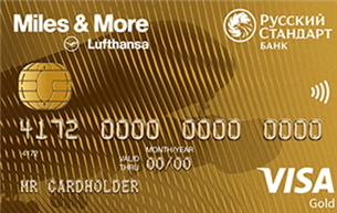 Кредитная карта Русский Стандарт Miles & More Gold